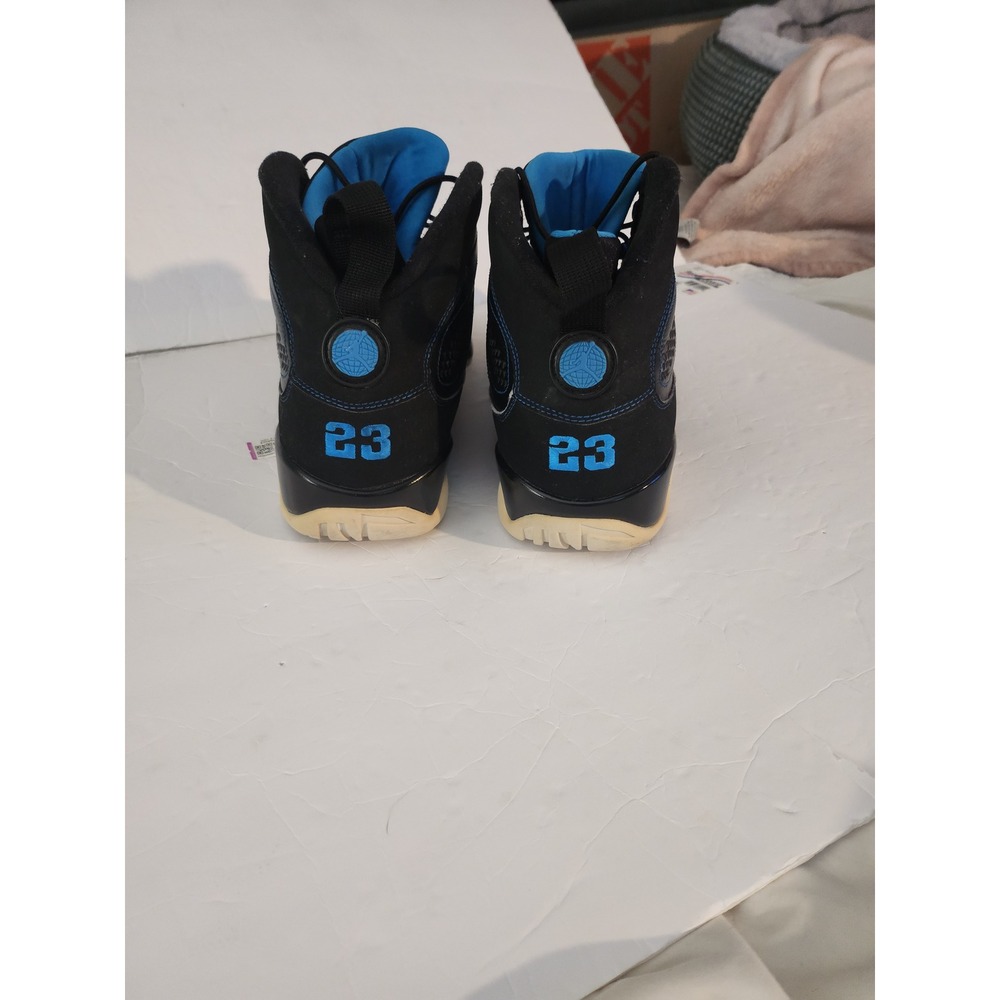 Nike Air Jordan 9 Retro Photo Blue Black Sneakers 302370-007 Mens 13 - Picture 3 of 8